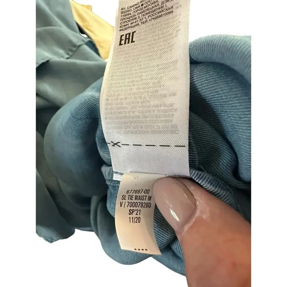 Banana Republic Button-Down Midi Casual Shirt Dress Size XL - Picture 3 of 6